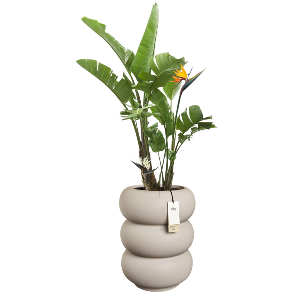 elho Amber Beige Roll High Plastic Plant Pot 43cm Image 3