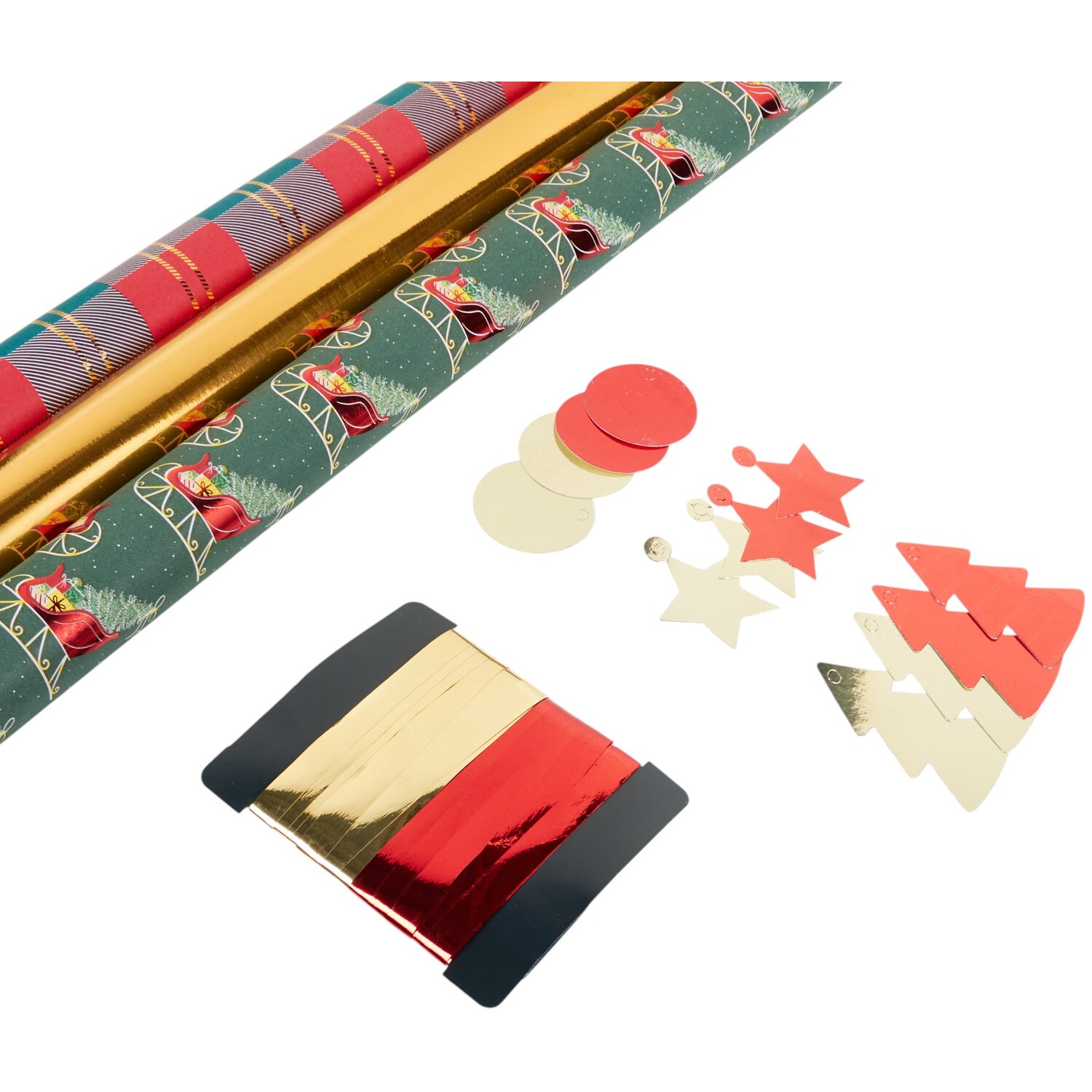 17 Piece Luxury Gift Wrap Set Traditional Image 2