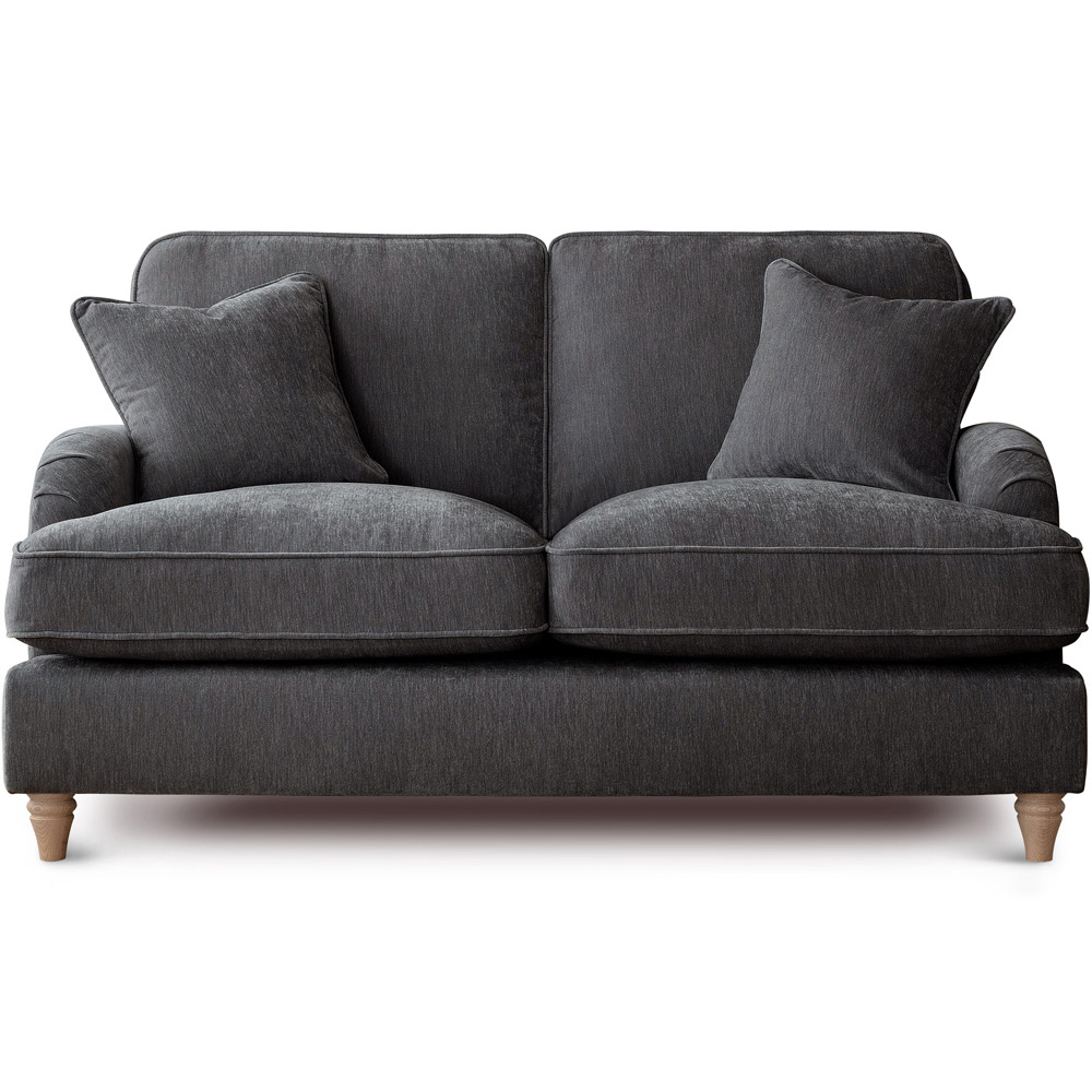 The Vienna 2 Seater Charcoal Sofa Image 2