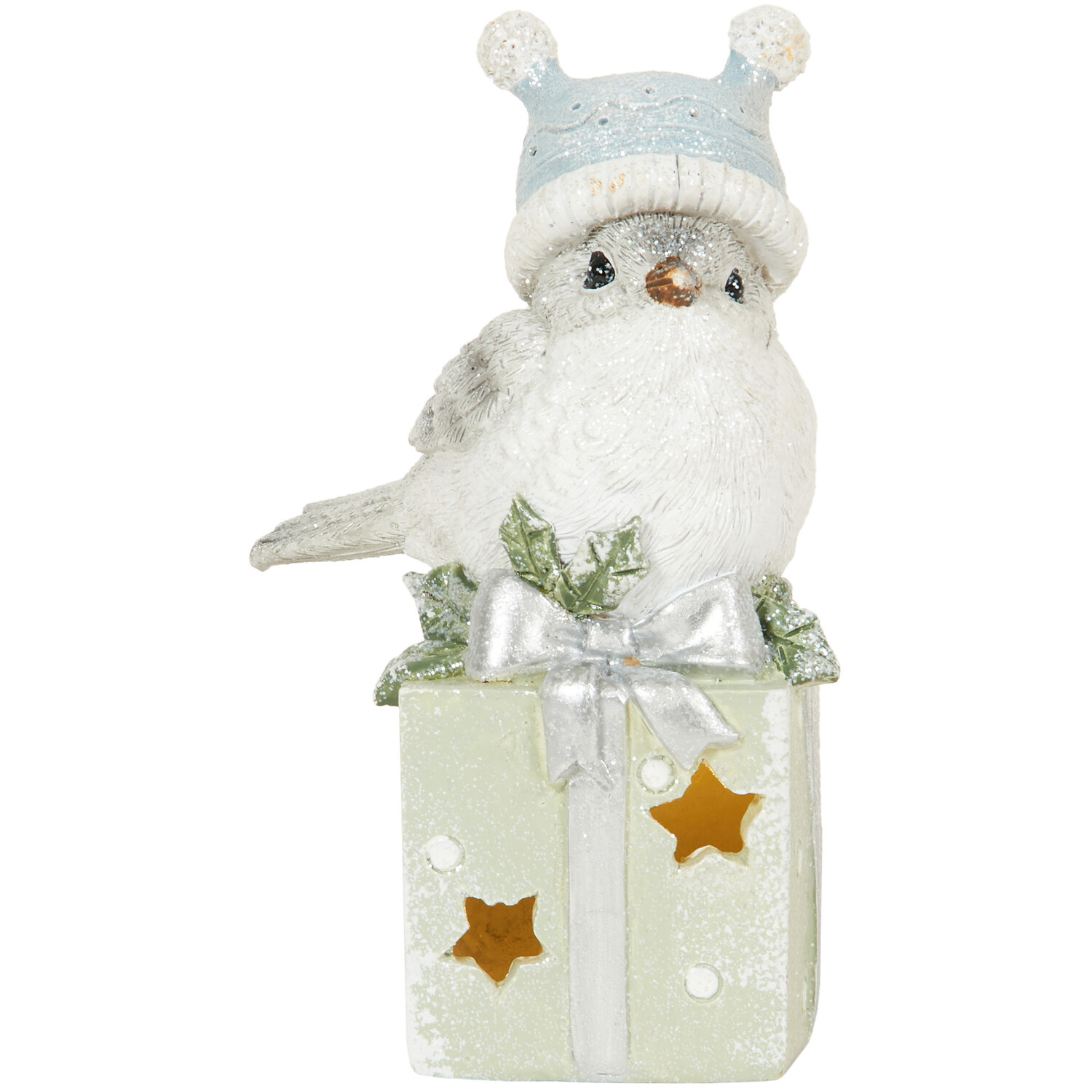 LED Cosy Sitting Robins Image 2