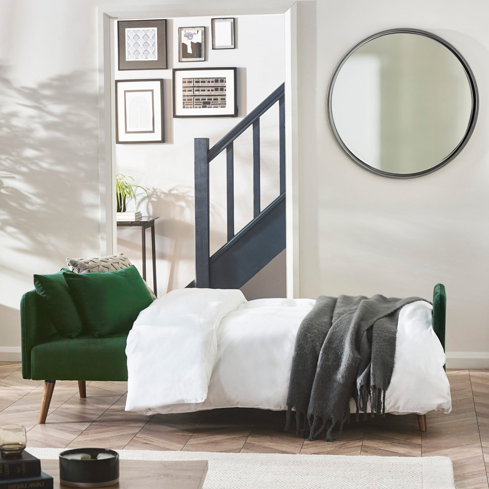 Julian Bowen Andi 3 Seater Green Sofa Bed Image 9