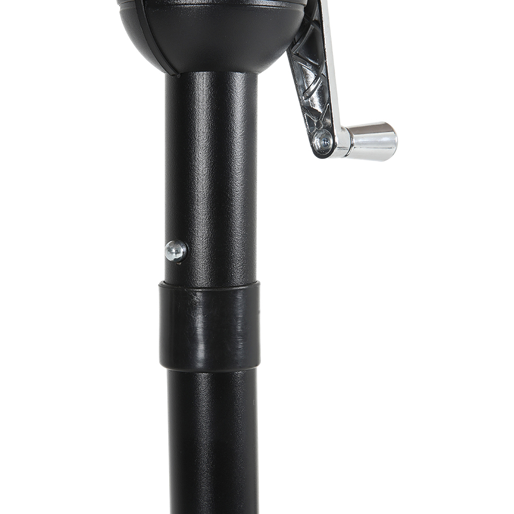 Living and Home Dark Grey 3 Tier Crank and Tilt Parasol 3m Image 8