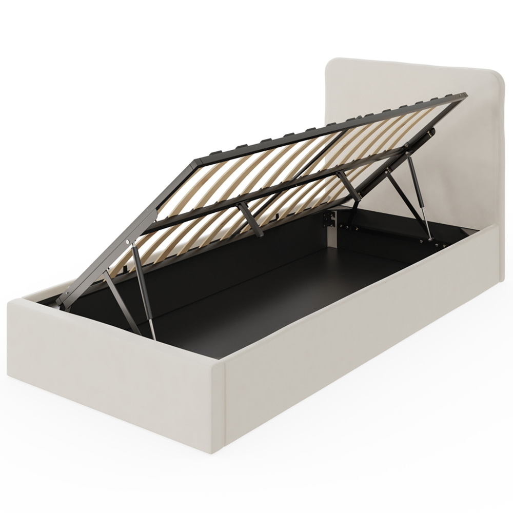 GFW Chiswick Single Natural Ottoman Bed Image 3