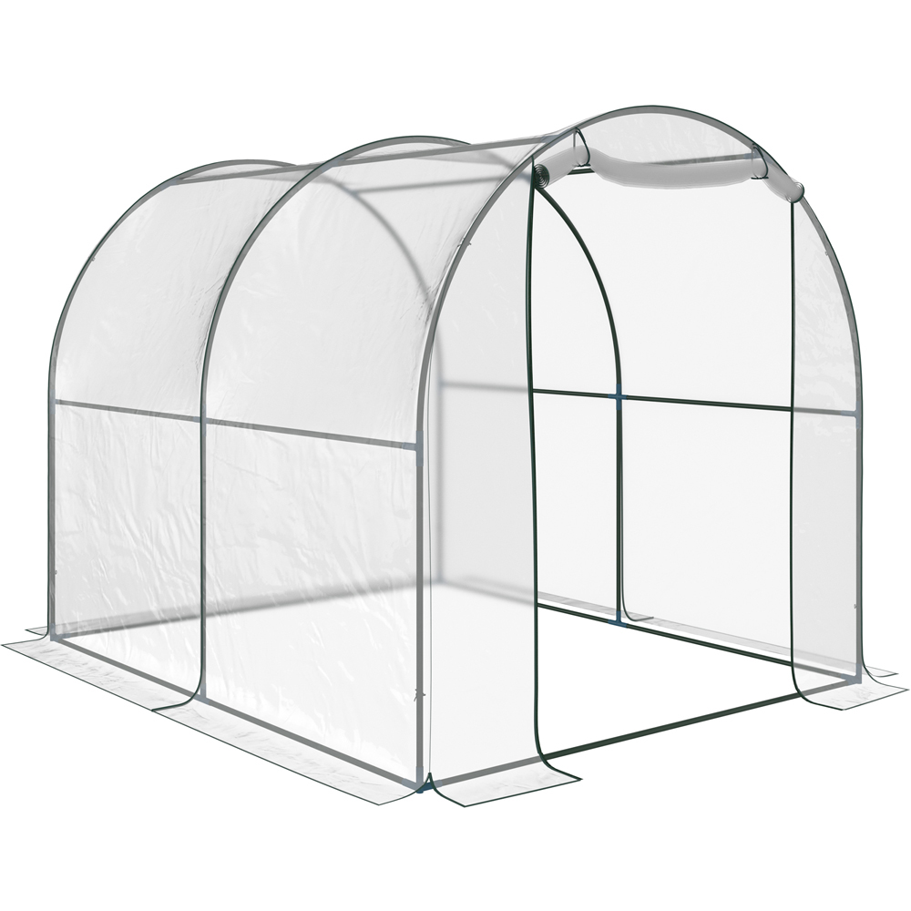 Outsunny Walk In Transparent Greenhouse Image 1