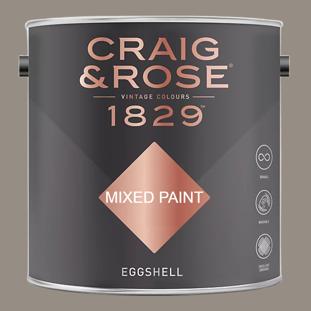 Craig & Rose 1829 Vintage Walls Wood and Metal Round Room Eggshell Paint 2.5L Image 2