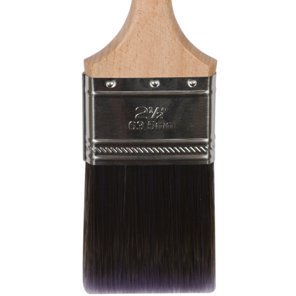 ArroWorthy Classic 2.5 inch Nylyn Flat Beaver Tail Paint Brush Image 3