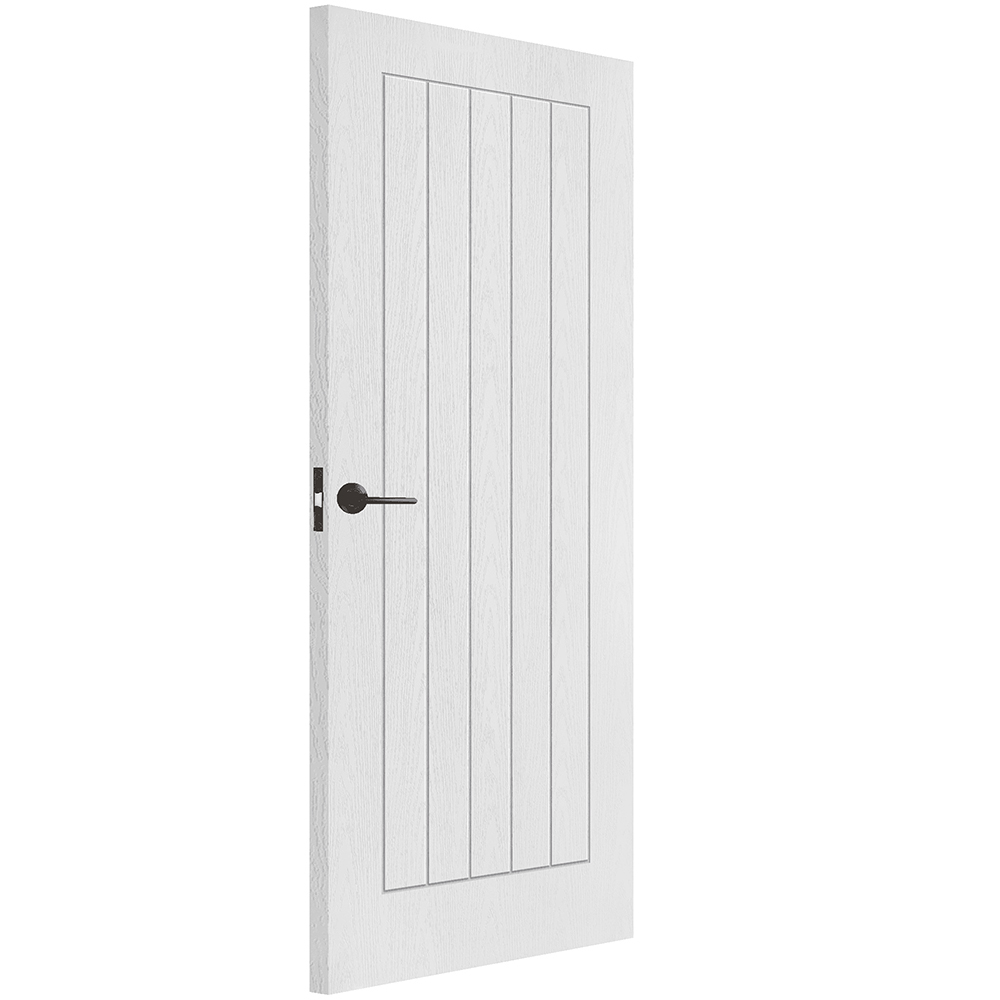 Farley White Moulded Textured Cottage Internal Door 2040 x 726 x 40mm Image 3