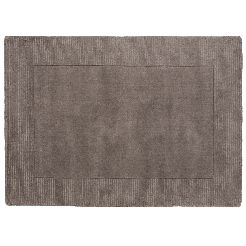 Esselle Home Esme Grey Wool Rug 80 x 150cm Image 1