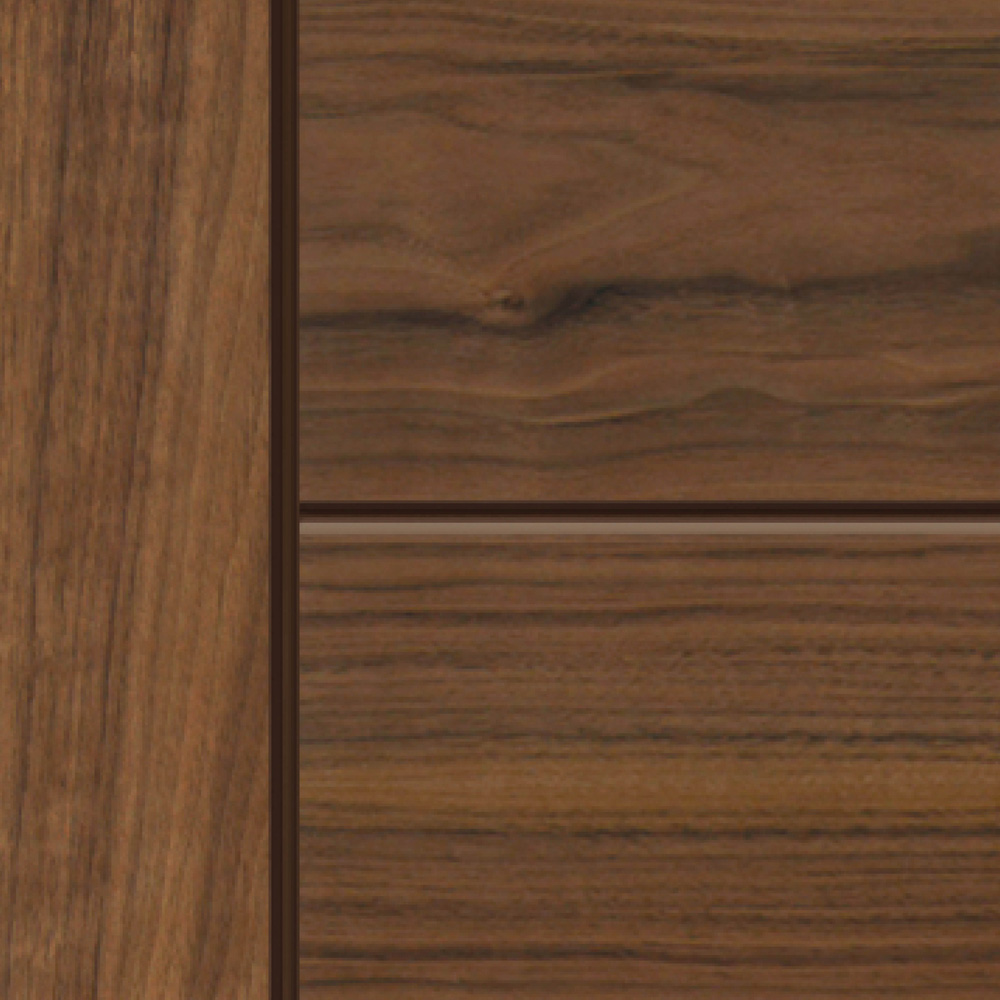 JB Kind Tigris Contemporary Walnut Internal Door 1981 x 610mm Image 3