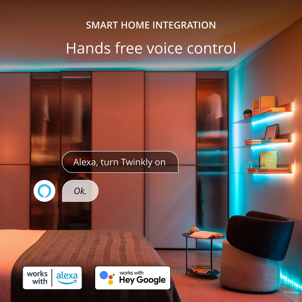 Twinkly Line 100 RGB LED Smart Light Strip Extension Kit 1.5m Image 8