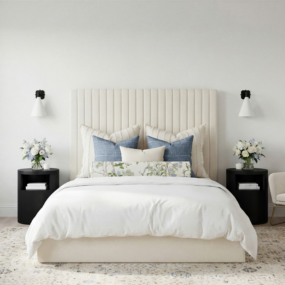 LPD Home Berlin Milk King Size Tall Ottoman Bed Image 7