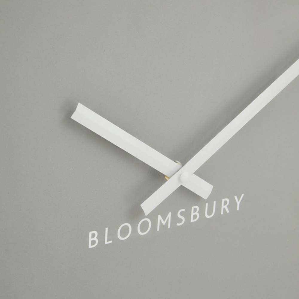 Premier Housewares Vitus Grey Round Wall Clock 50cm Image 4