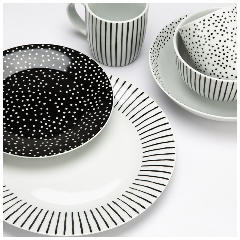 Waterside Betsy Black 20 Piece Dinner Set Image 5