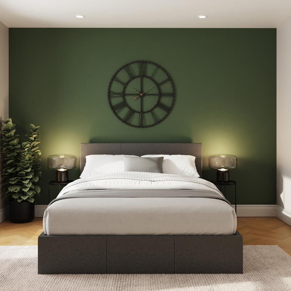 GFW Small Double Grey End Lift Ottoman Bed Image 8