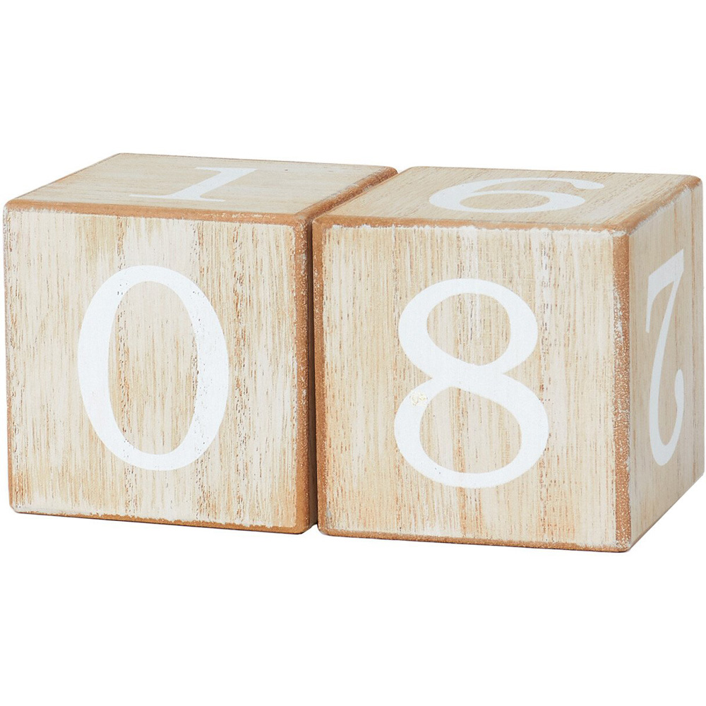 Iris Desk Calendar - White Image 5