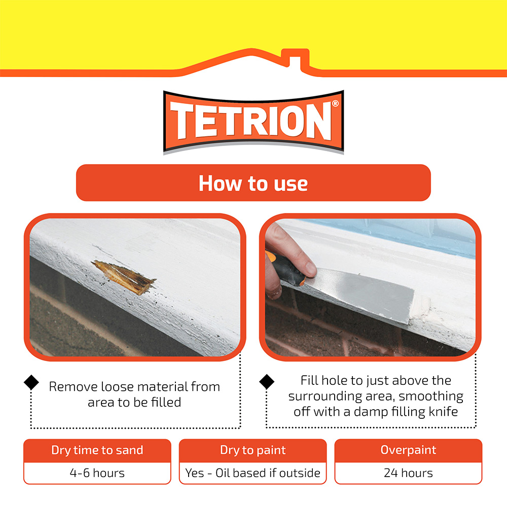 Tetrion Ready Mixed All Purpose Filler 1kg Image 5