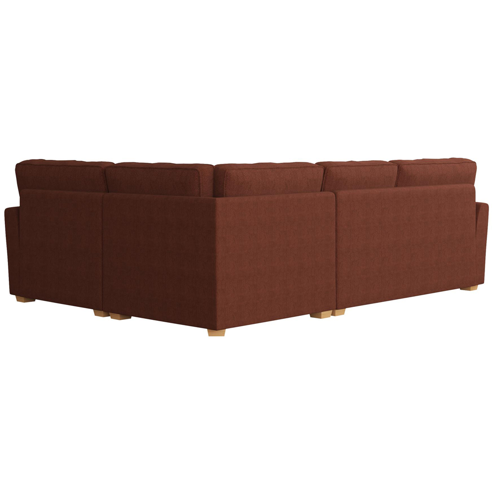 Wendleberry 3 Seater Venice Brick Fixed Back Right Hand Corner Sofa Image 4