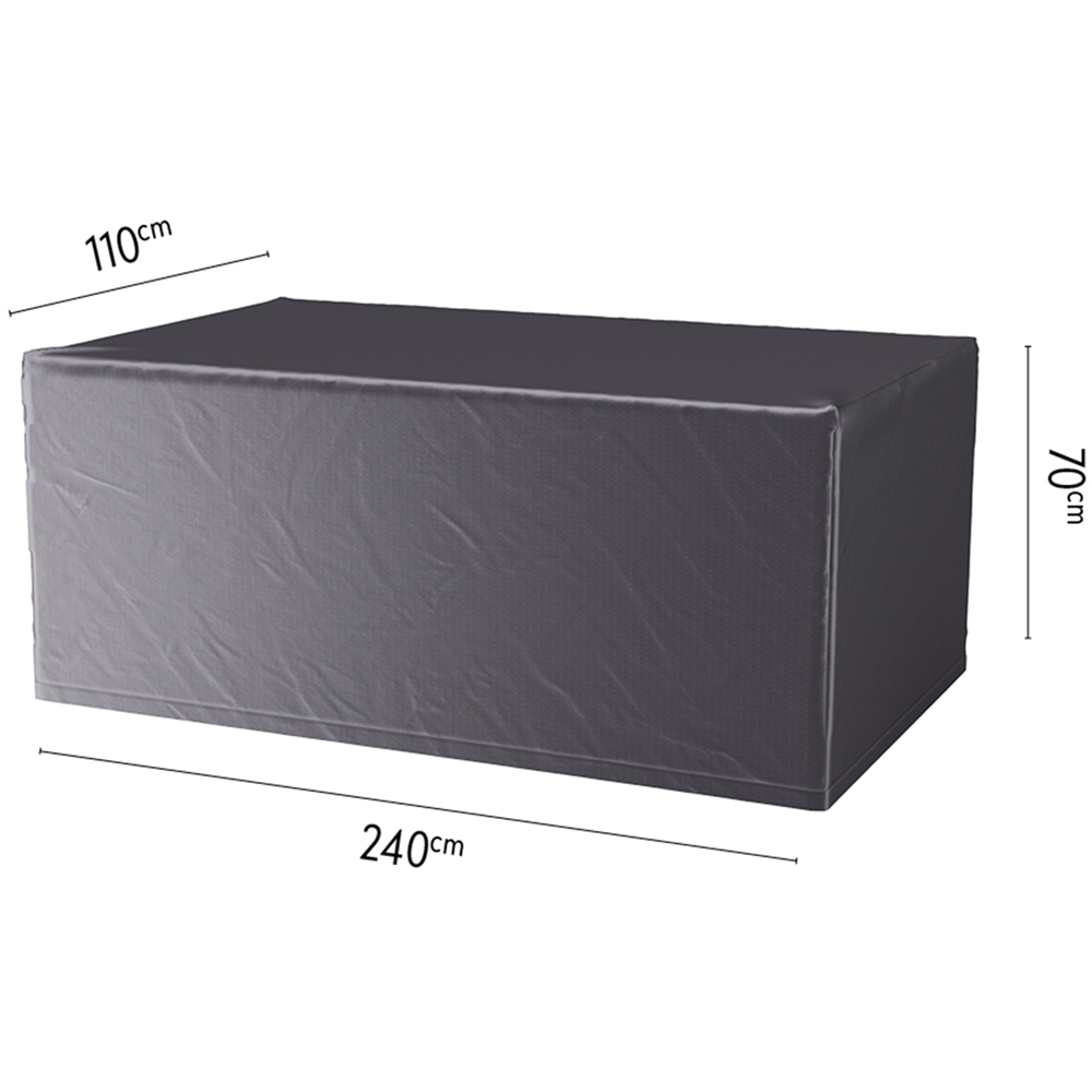 Platinum AeroCover Waterproof Garden Table Cover 70 x 240 x 110cm Image 6