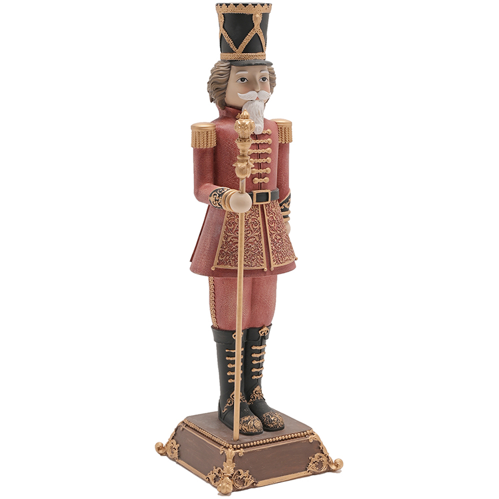 The Christmas Gift Co Standing Soldier in Polyresin Christmas Decoration Image 4