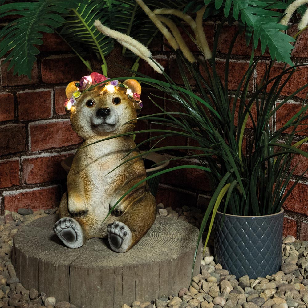 St Helens Female Light Up Bear Ornament Image 2