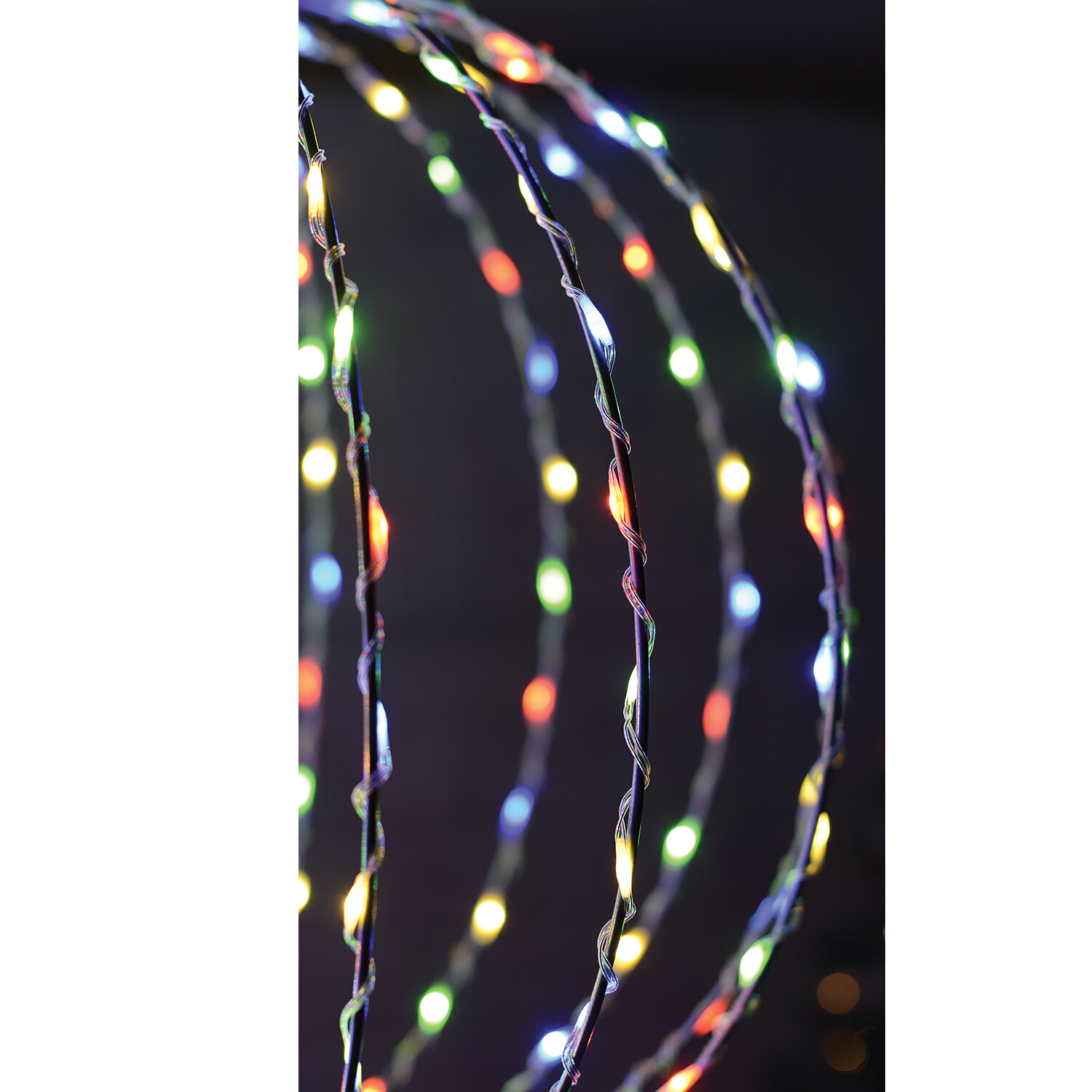 Christmas Coloured LED Light Ball - Multicolour Image 3