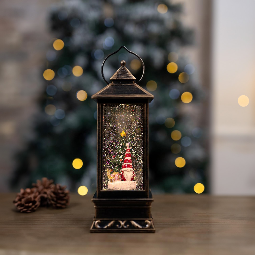 Marco Paul Snow Swirl Gonk LED Lantern Image 2