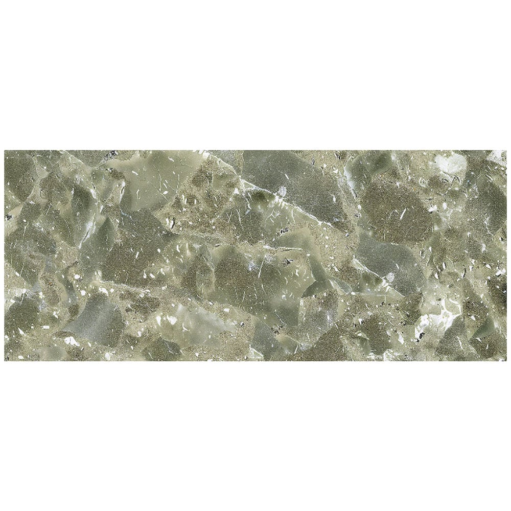 Warren Reed Designer Sage Green Quartz Effect Bathroom Splashback 25 x 60cm Image 2