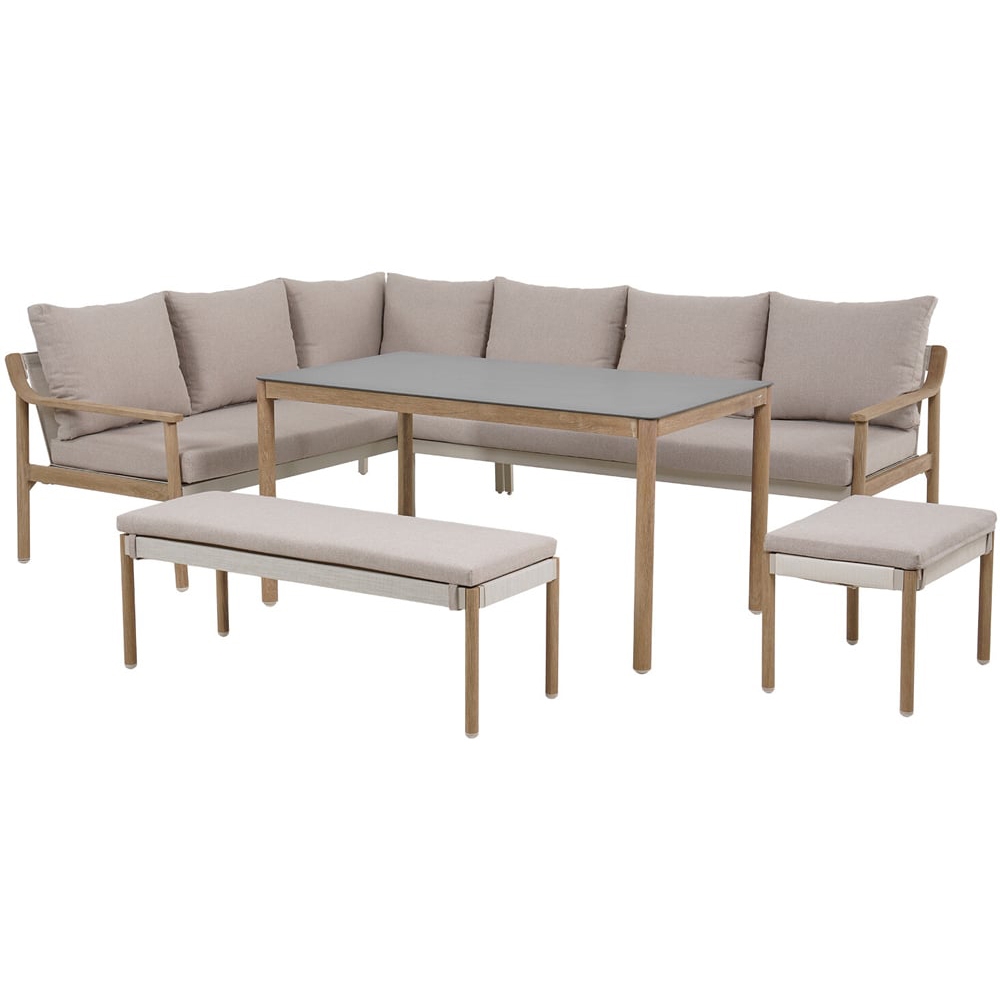 Newmarket Corner Sofa Set - Cream Image 2