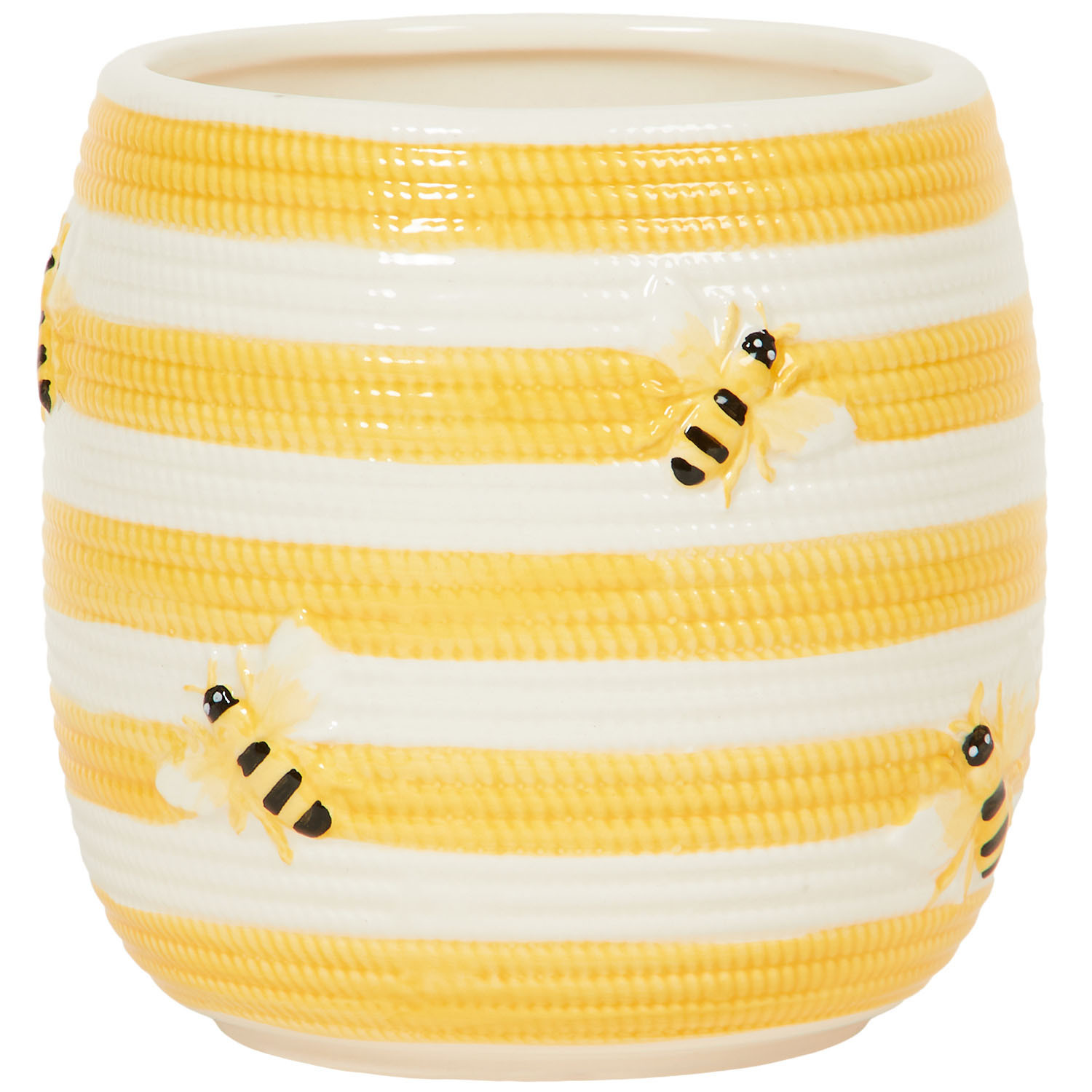 Bee Plant Pot - Yellow Image 3