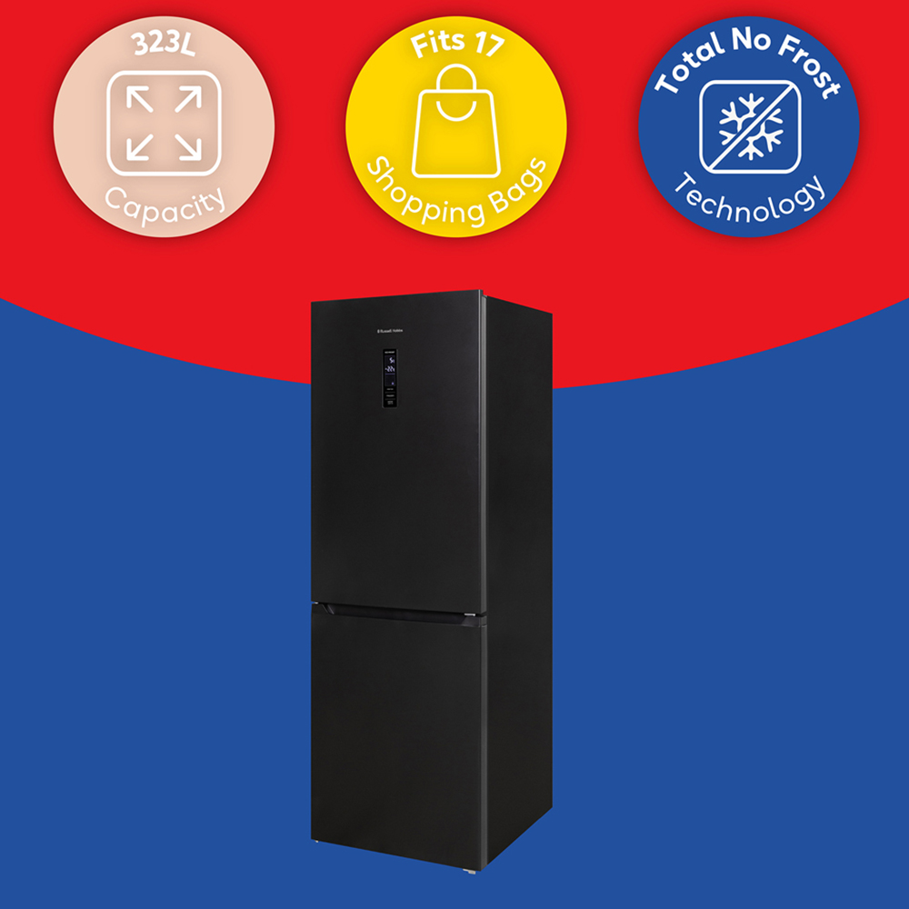 Russell Hobbs RH184FF602C1DI Dark Inox 60/40 Split Total No Frost 323L Fridge Freezer Image 8