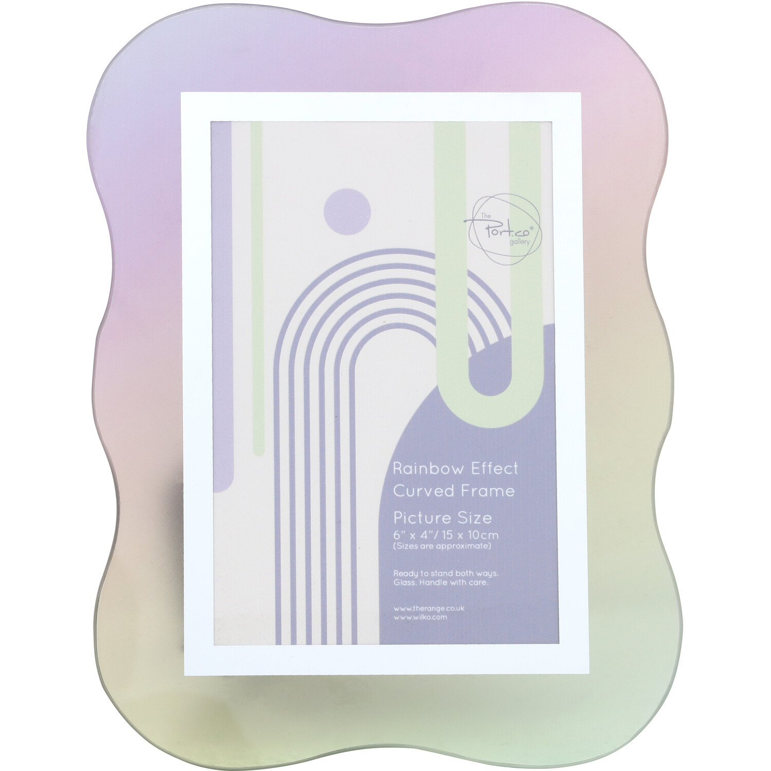 Rainbow Effect Curved Frame Image 3