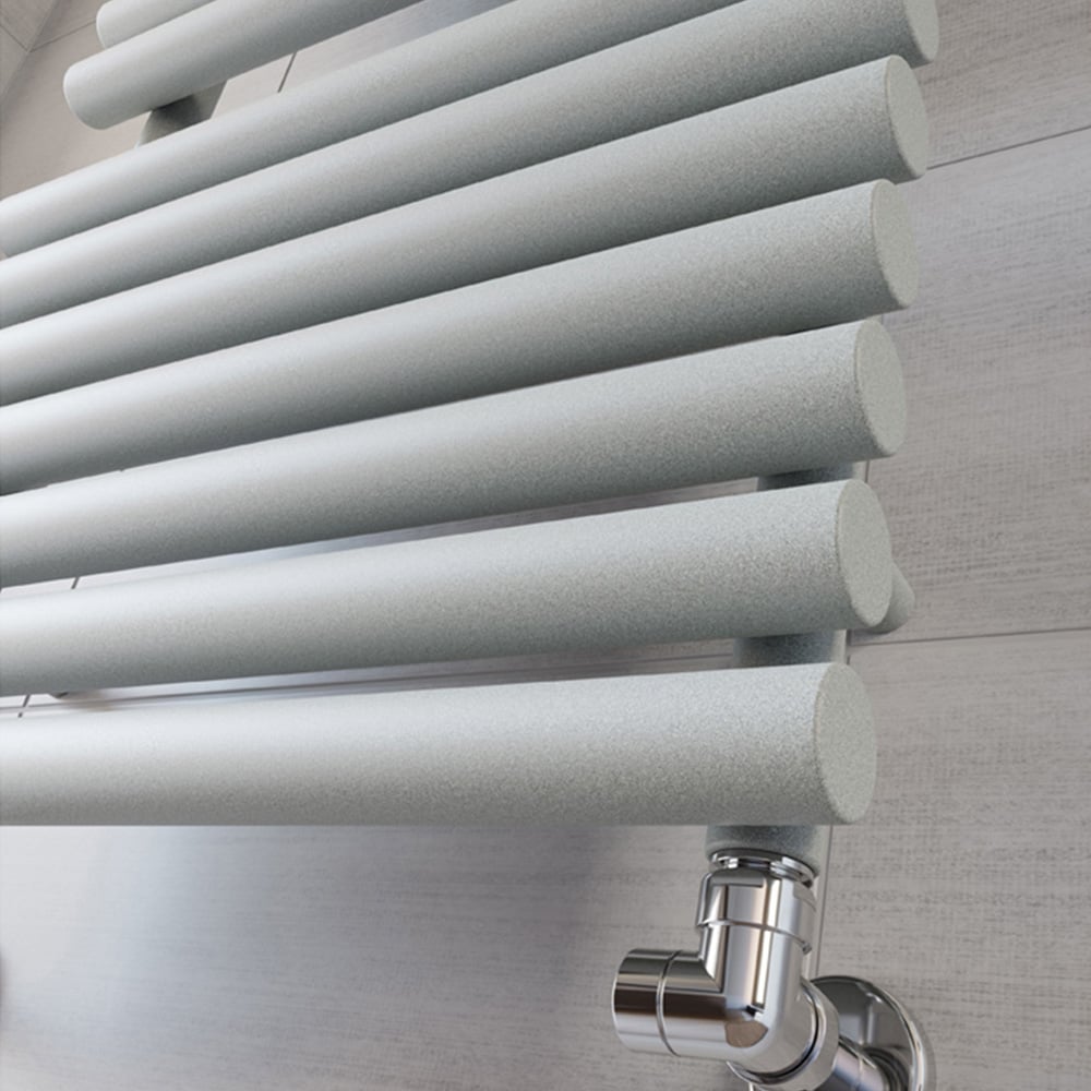 Terma Rolo Towel 2629BTU Salt n Pepper Heated Towel Rail 1360 x 520mm Image 6