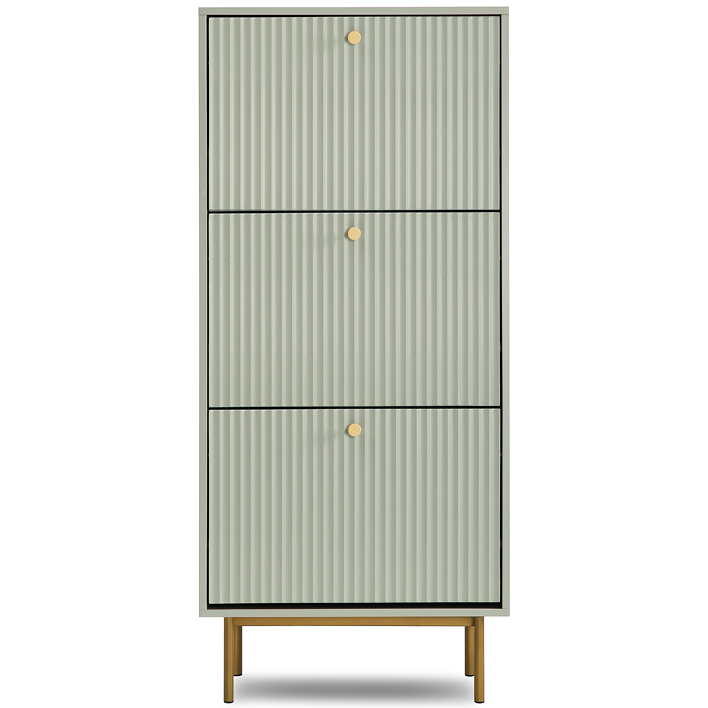 Devon 3 Drawer Sage Storage Cabinet Image 2