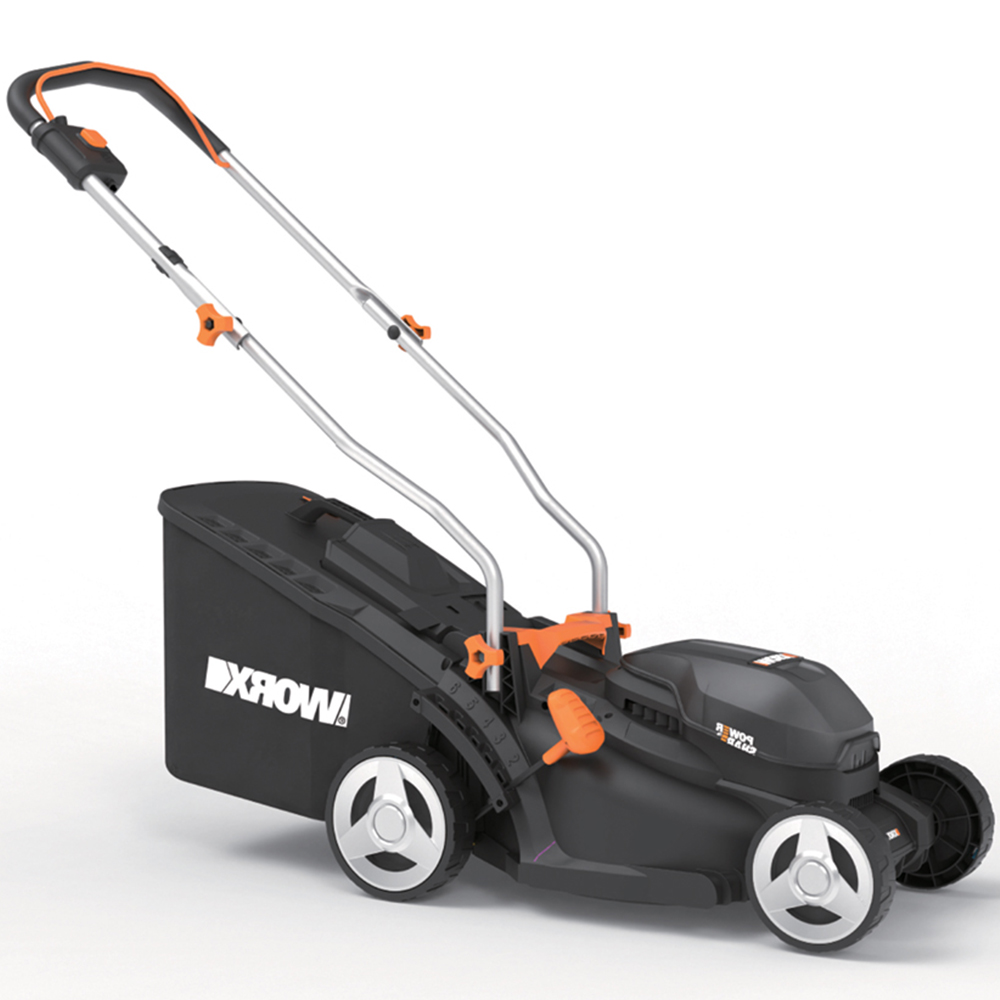 Worx WG733E 20V Cordless Brushless 33cm Lawn Mower with Battery and Charger Image 3