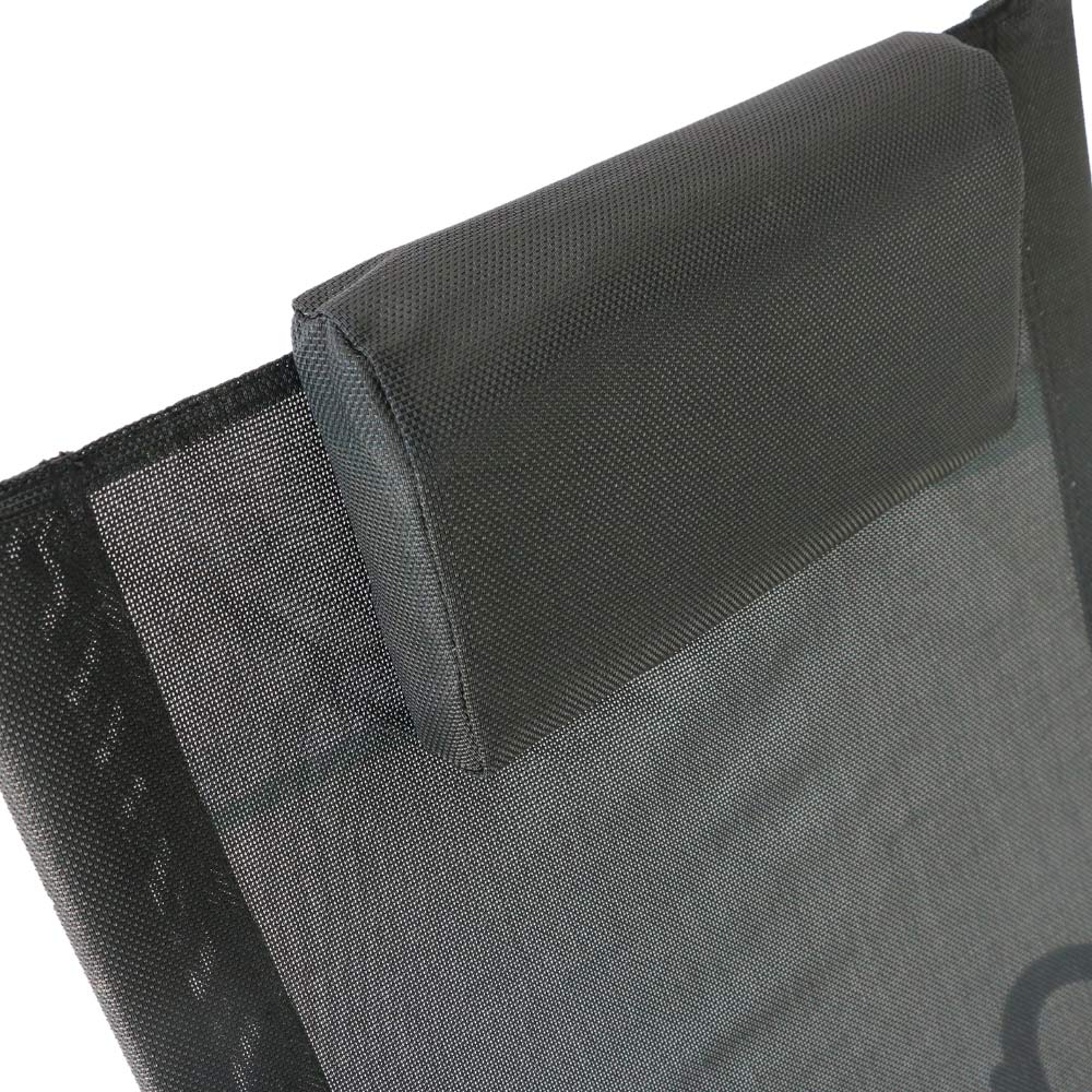 Outsunny Rocking Chair Recliner Black Image 4