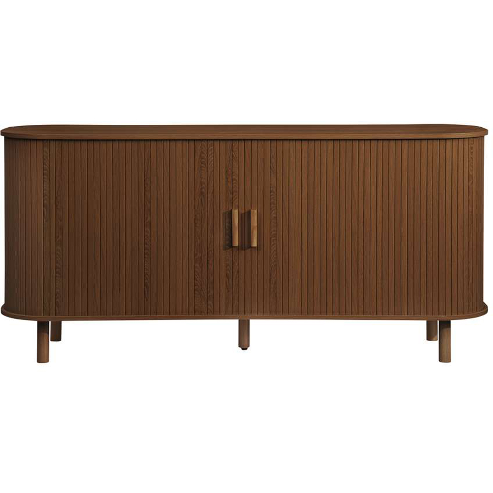 Birlea Axel 2 Door Walnut Fluted Sideboard Image 3
