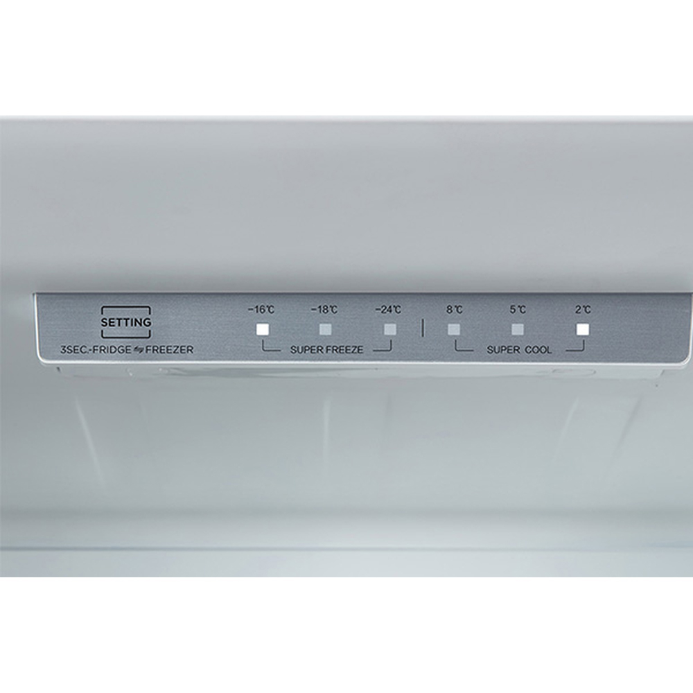 Midea MDRB379FGD01 White Total No Frost 273L Combi Fridge Freezer Image 7
