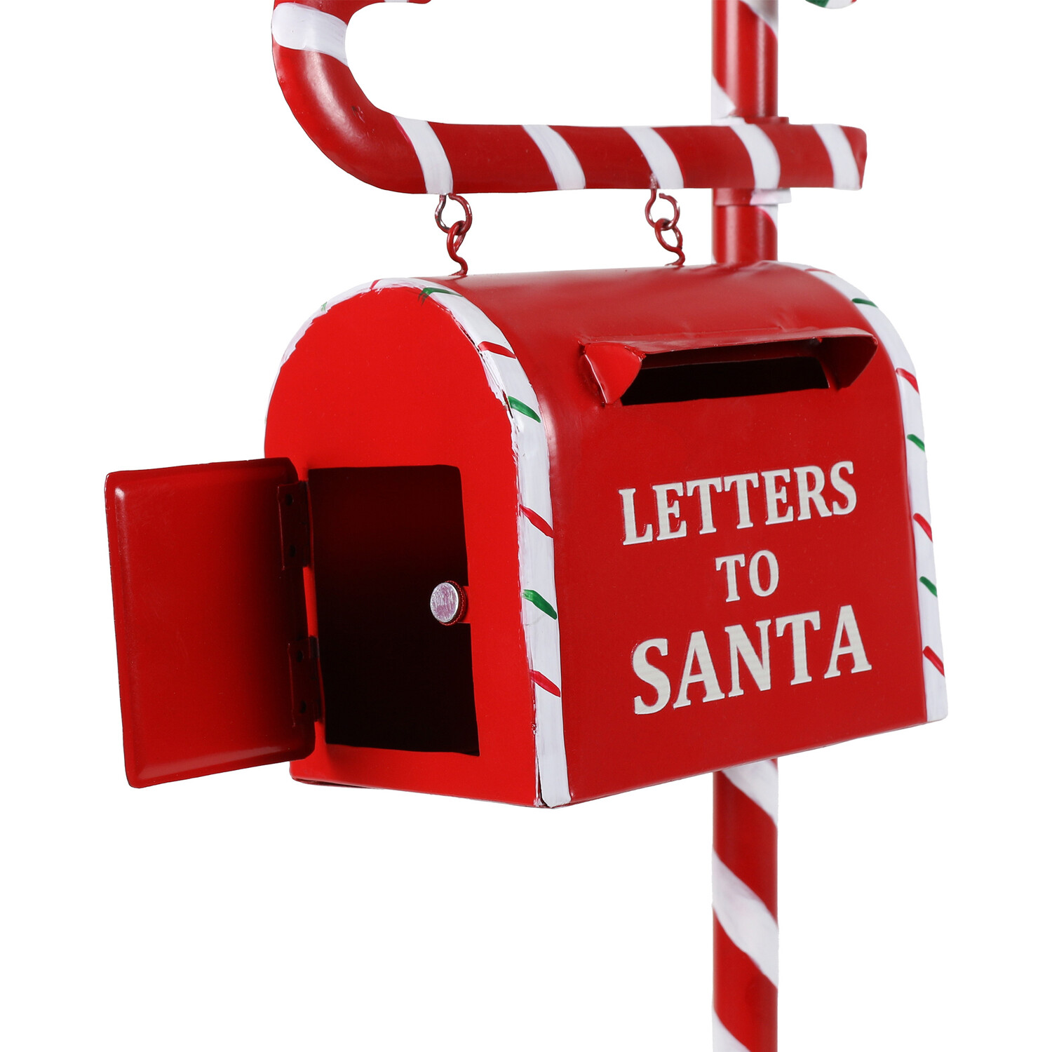 Candy Cane Letter Box - Red Image 4