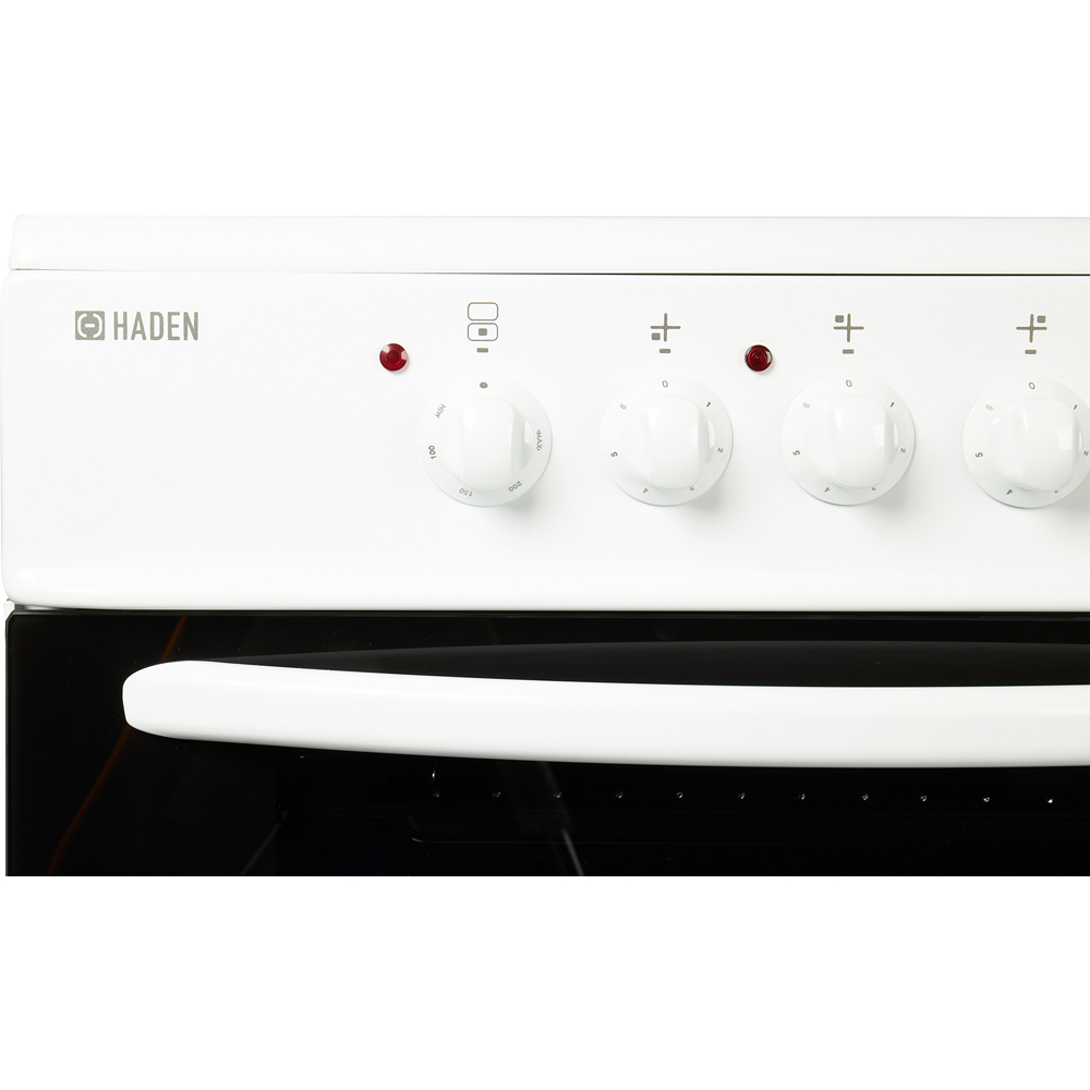 Haden HE60DOMW White Ceramic 30 and 60L Double Oven Electric Cooker 60cm Image 7