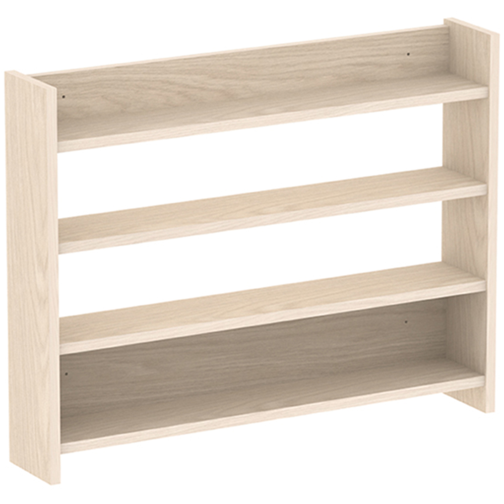 Decortie Lane Sonoma Oak 4 Shelf Compact Wall Shelf Image 2
