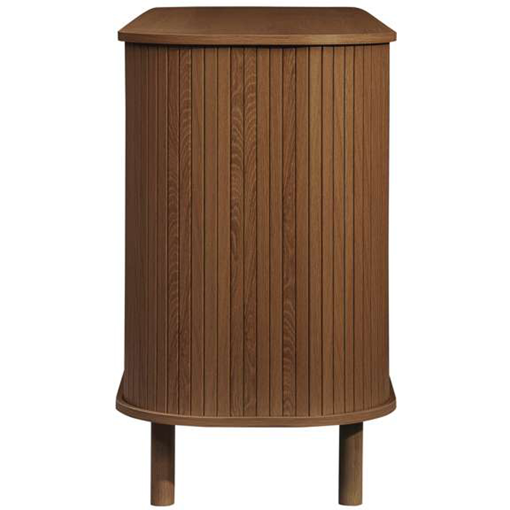 Birlea Axel 2 Door Walnut Fluted Sideboard Image 4