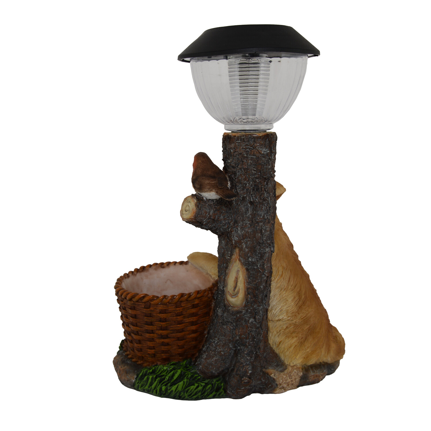 Solar Labrador Planter Lantern Light Image 5