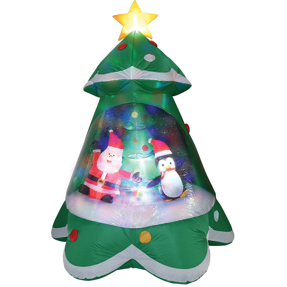 Disco Light Xmas Tree Inflatable 8ft Image 2