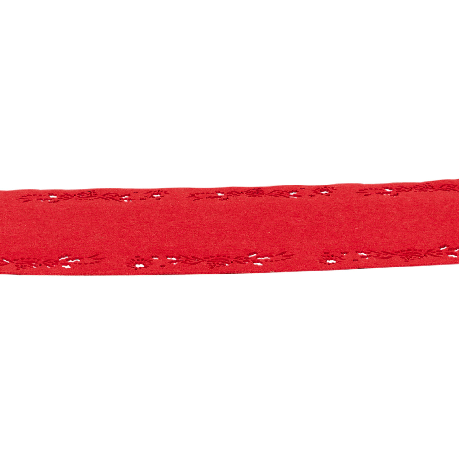 Christmas Felt Table Runner - Red Image 2