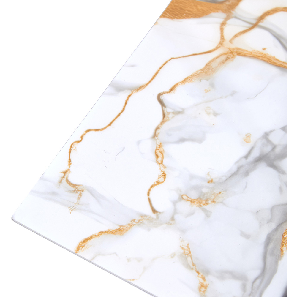 Living and Home Marble Patterned Multicolour PVC Self Adhesive Wall Sticker 10 Pack Image 6