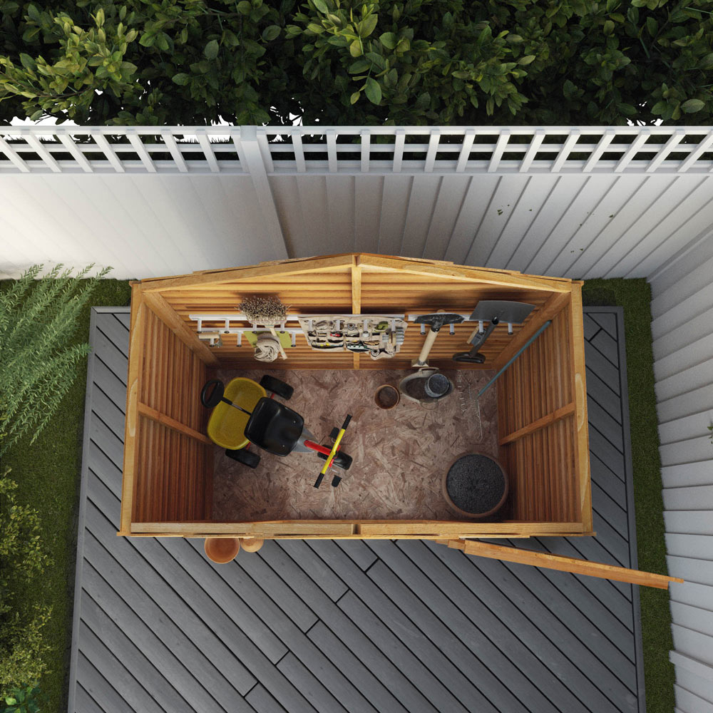 Mercia 3 x 5ft Overlap Apex Shed Image 7