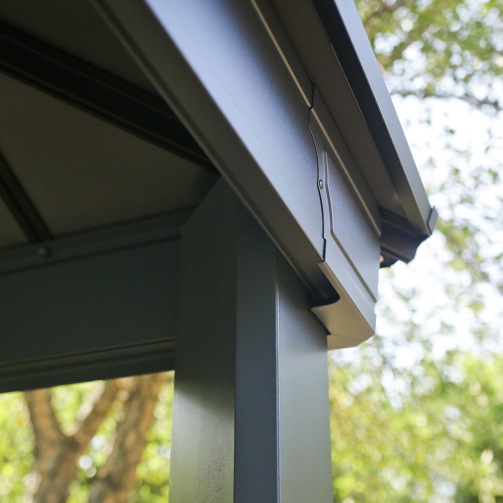 Palram Canopia Colorado Grey Double Carport 14 x 14ft Image 2