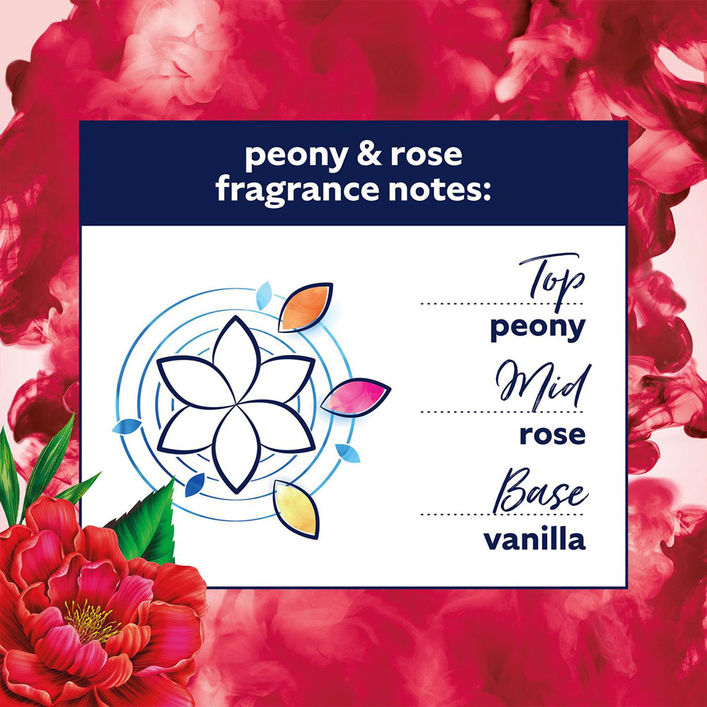 Comfort Creations Peony and Rose Lasting Fragrance Fabric Conditioner 30 Washes 900ml 4 Pack Image 8