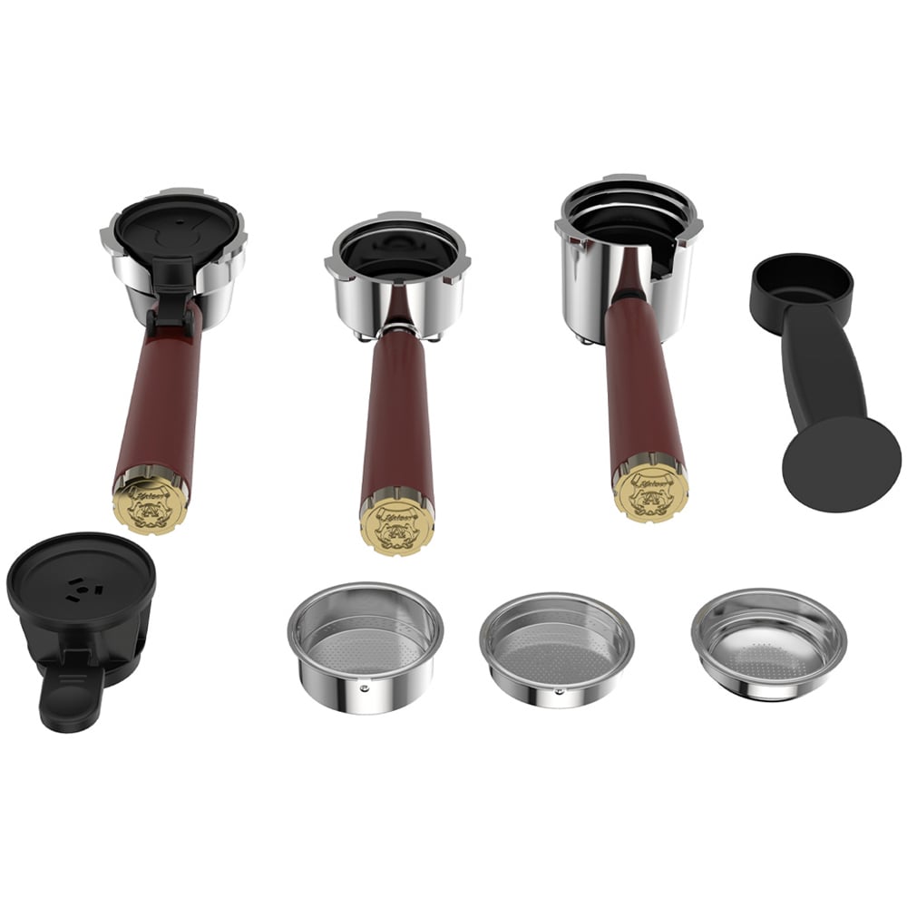 Kaiser Empire Bordeaux Red Espresso Coffee Machine Image 6