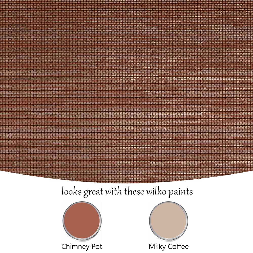 Boutique Gilded Textured Ruby Wallpaper Image 5